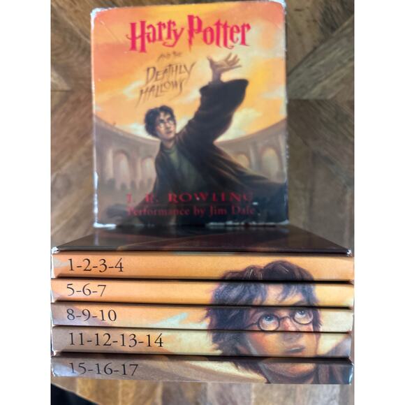 Harry Potter and the Deathly Hallows Audiobook CDs complete - Picture 4 of 4
